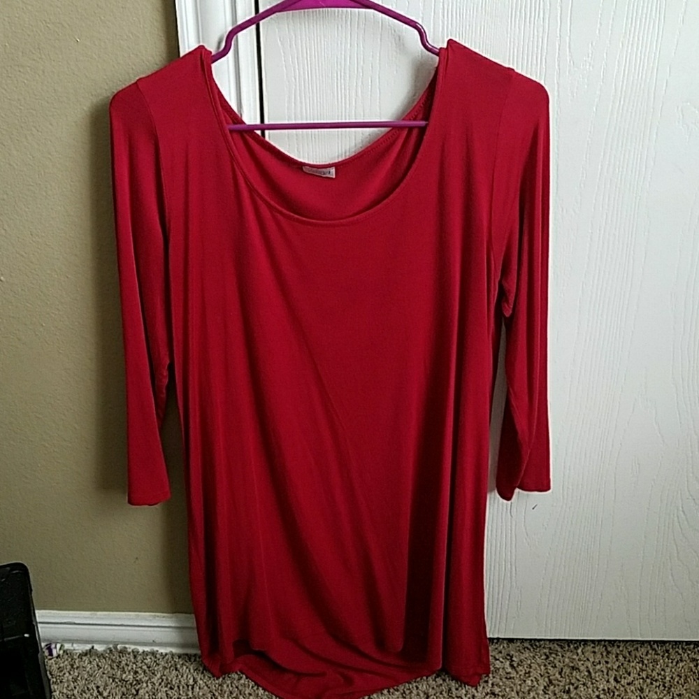 New Long Sleeve Red Charming Charlie Shirt